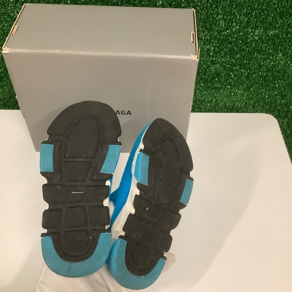 Balenciaga turquoise Azur toddler sock sneakers size 25-26 - Picture 8 of 8